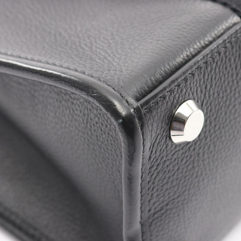 BALENCIAGA HARDWARE TOTE S 單肩包 671402 黑色皮革 二手 女士 logo-5