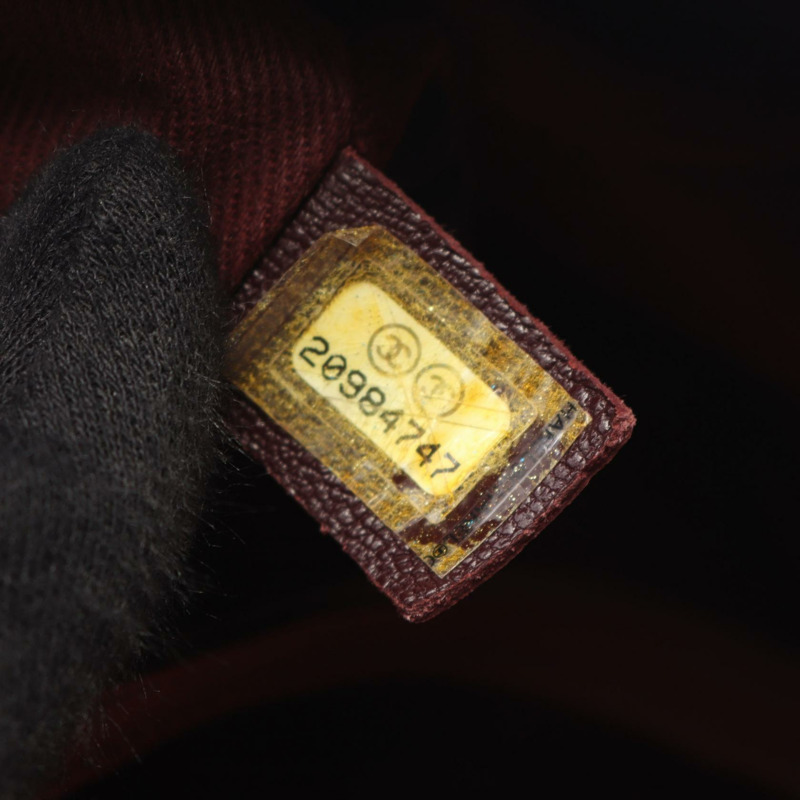 香奈兒 COCO 標誌肩挎包 A90809 棕色多色麂皮二手 CC-4