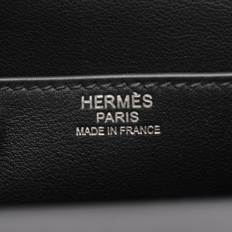 愛馬仕 Boucle Sellier 肩包 B Swift 皮革黑色 SHW-3