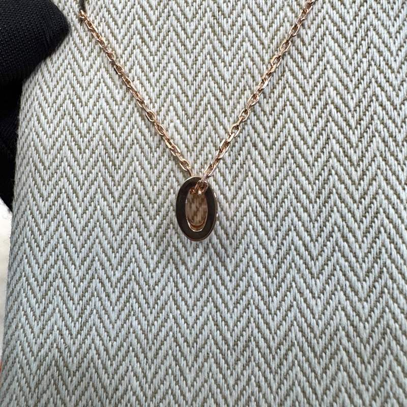 愛馬仕近新限定雙色pop h項鍊Hermes馬卡龍粉拼色Mini POP H項鍊 H100066FO-4