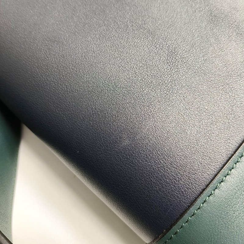 CELINE FRAME中號拼色牛皮單肩包手提包金色五金-8