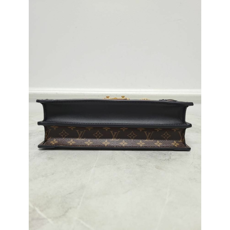 【包稅】LOUIS VUITTON Monogram Petite Malle Trunk 手拿單肩包-6