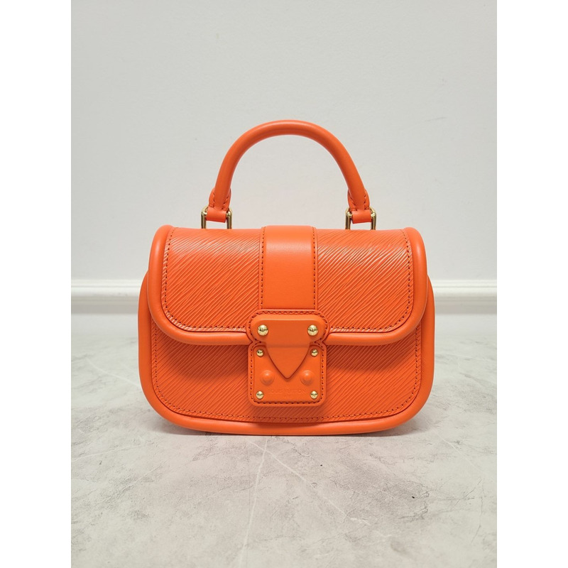 【包稅】LOUIS VUITTON 捉迷藏橙色明尼蘇達州手提袋-0