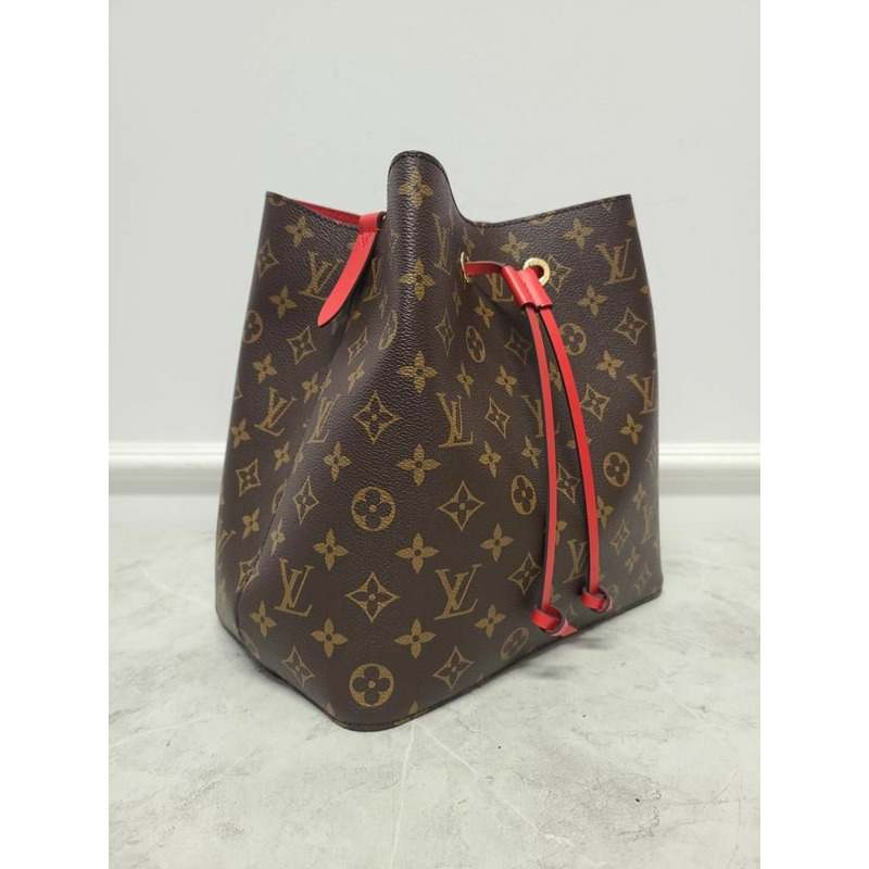 【包稅】LOUIS VUITTON 紅色 Monogram Neonoe 肩背包-2