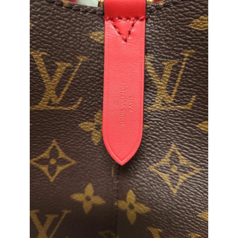 【包稅】LOUIS VUITTON 紅色 Monogram Neonoe 肩背包-3
