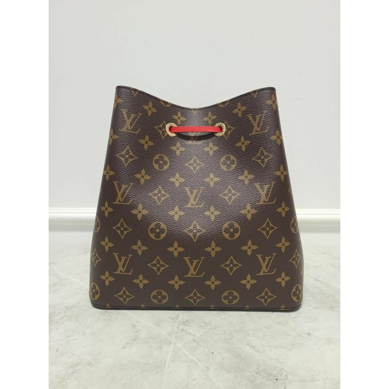 【包稅】LOUIS VUITTON 紅色 Monogram Neonoe 肩背包-5