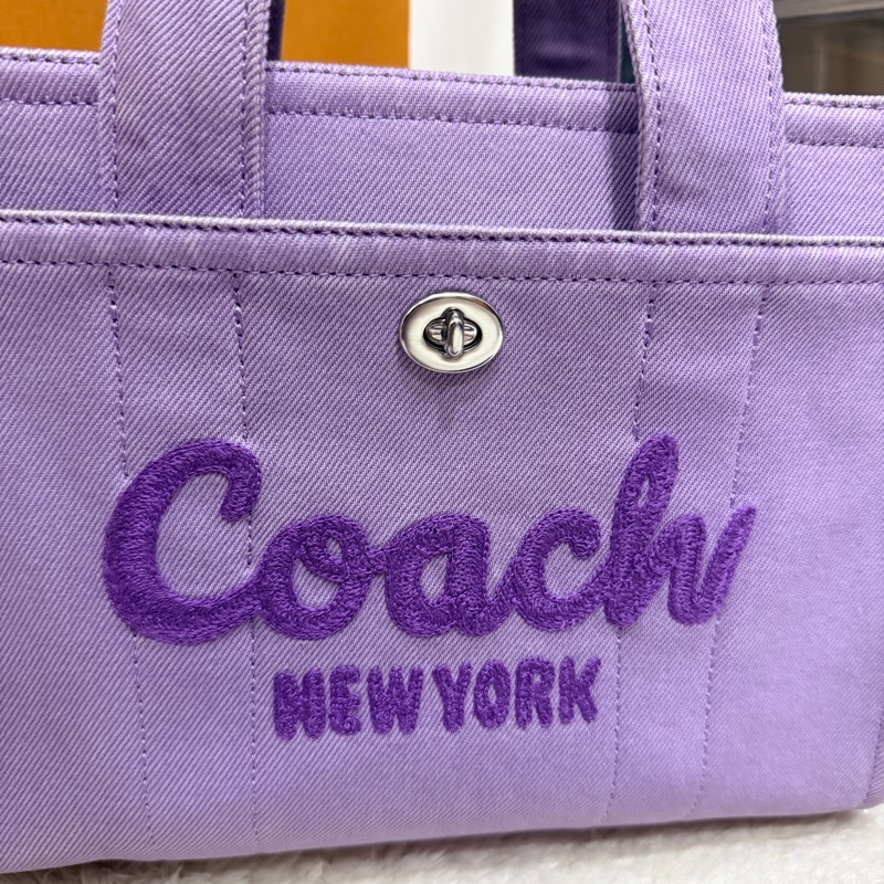 COACH牛仔 斜背包 托特 薰衣草紫 💜紫色控不能錯過的美包-2