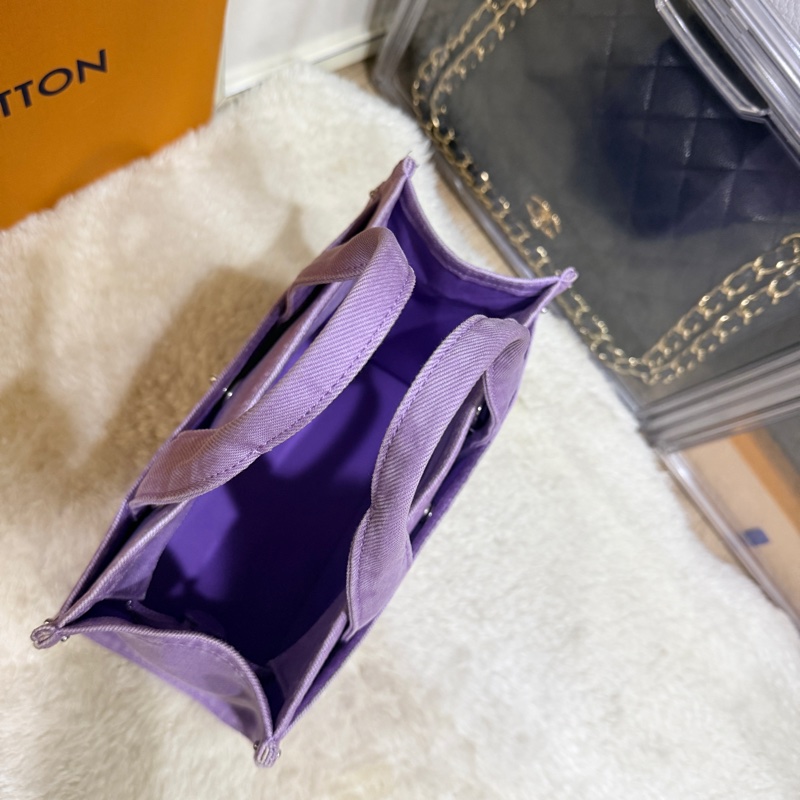 COACH牛仔 斜背包 托特 薰衣草紫 💜紫色控不能錯過的美包-9