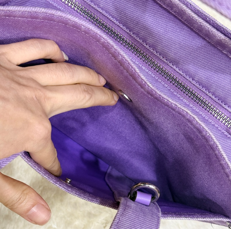 COACH牛仔 斜背包 托特 薰衣草紫 💜紫色控不能錯過的美包-11