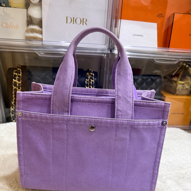 COACH牛仔 斜背包 托特 薰衣草紫 💜紫色控不能錯過的美包-17