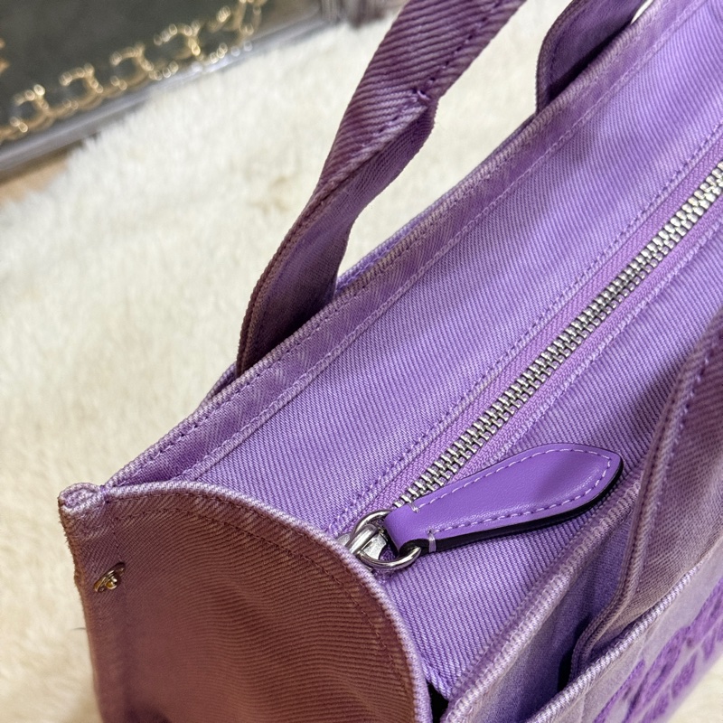 COACH牛仔 斜背包 托特 薰衣草紫 💜紫色控不能錯過的美包-27