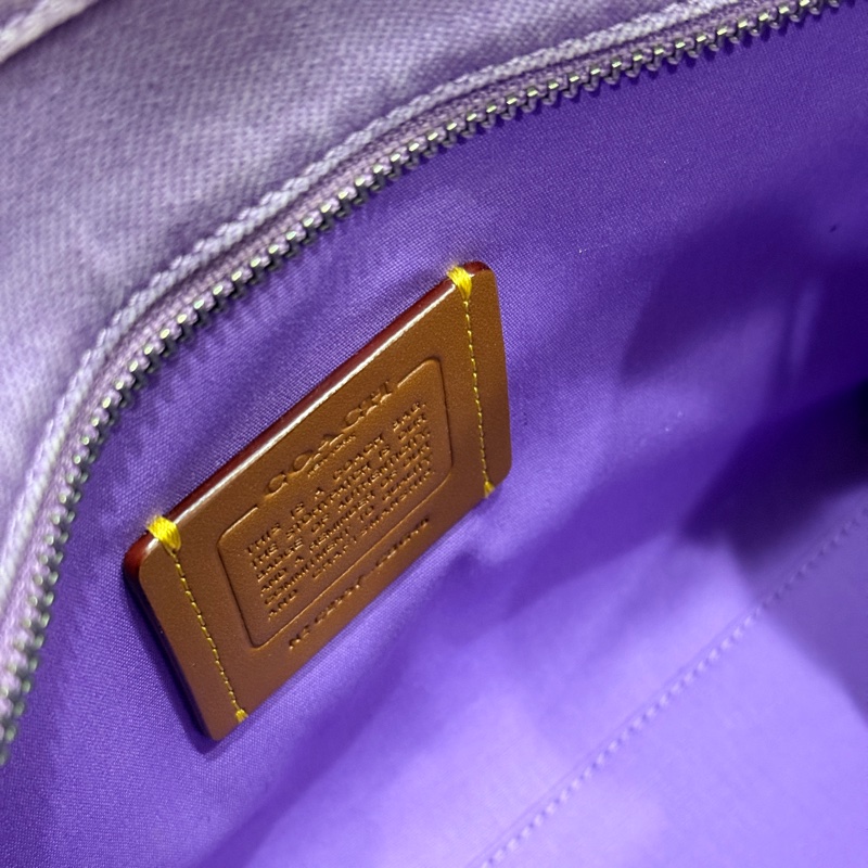 COACH牛仔 斜背包 托特 薰衣草紫 💜紫色控不能錯過的美包-28