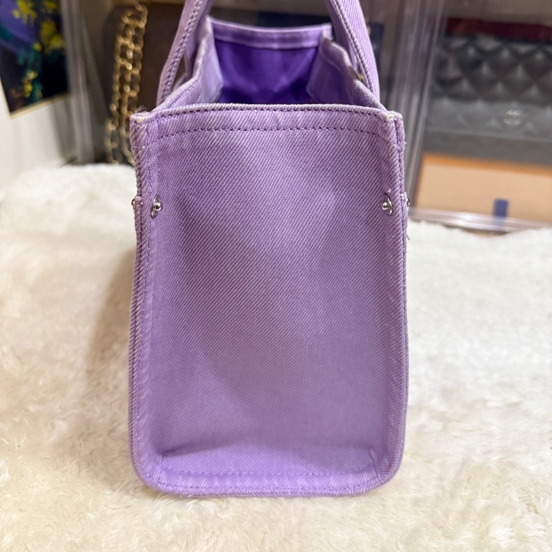 COACH牛仔 斜背包 托特 薰衣草紫 💜紫色控不能錯過的美包-32