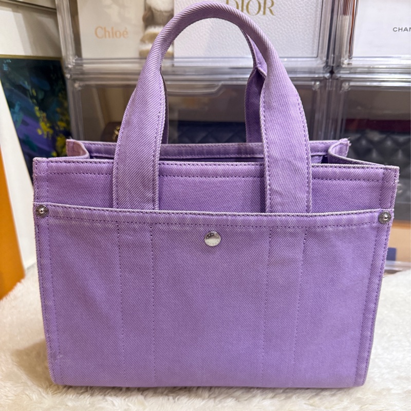 COACH牛仔 斜背包 托特 薰衣草紫 💜紫色控不能錯過的美包-33