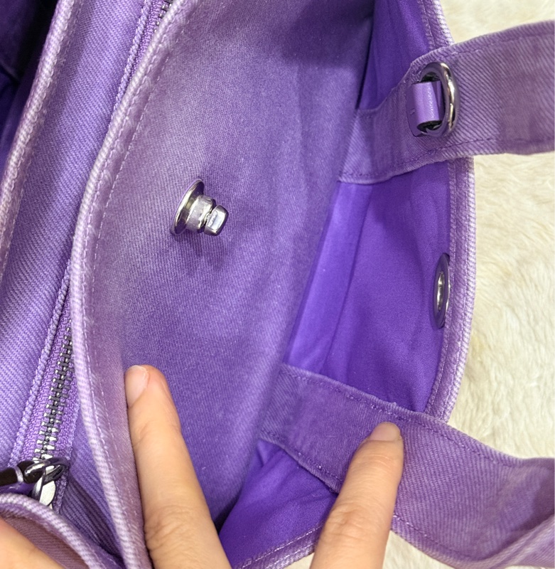 COACH牛仔 斜背包 托特 薰衣草紫 💜紫色控不能錯過的美包-41