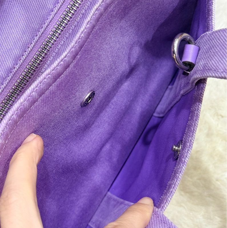 COACH牛仔 斜背包 托特 薰衣草紫 💜紫色控不能錯過的美包-43