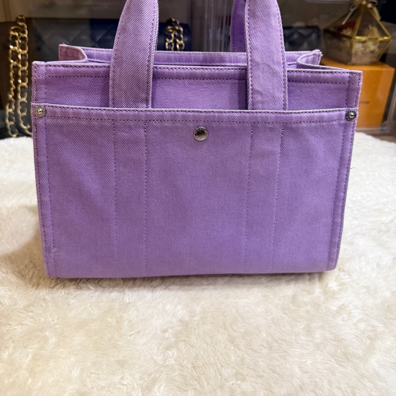 COACH牛仔 斜背包 托特 薰衣草紫 💜紫色控不能錯過的美包-45