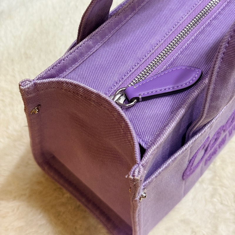 COACH牛仔 斜背包 托特 薰衣草紫 💜紫色控不能錯過的美包-55