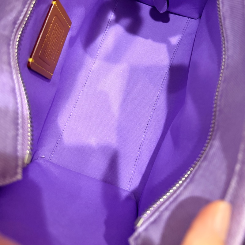 COACH牛仔 斜背包 托特 薰衣草紫 💜紫色控不能錯過的美包-57