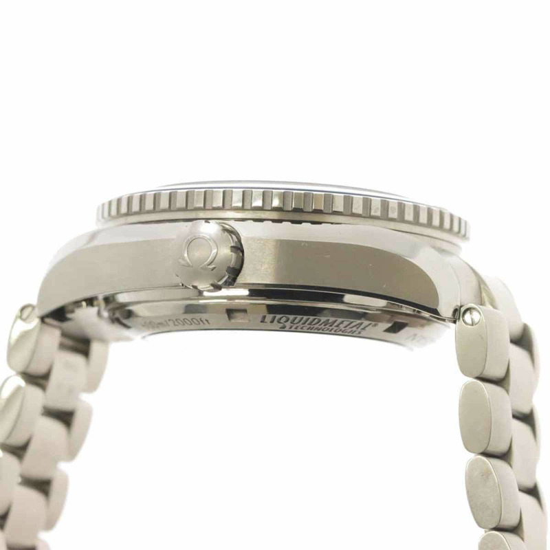 歐米茄海馬系列同軸海洋宇宙GMT腕錶 232 90 44 22 03 001 男士腕錶，附日期顯示，藍色錶盤，自動上鍊-5