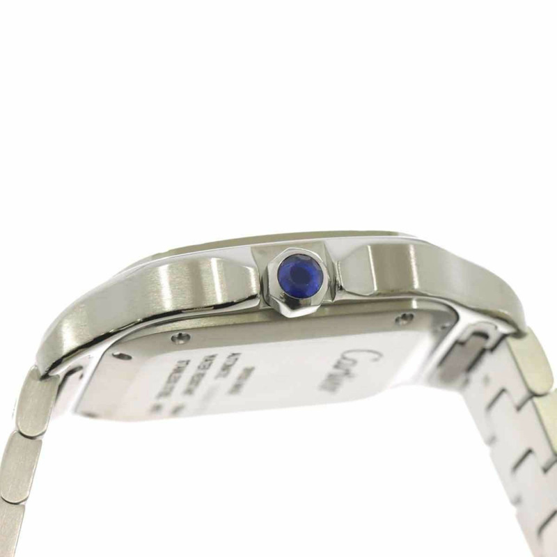 卡地亞 Santos de MM WSSA0010 男士銀色自動腕錶-5