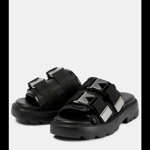 Bottega Veneta Flash 黑色厚底涼鞋 男款 42碼 BV鞋