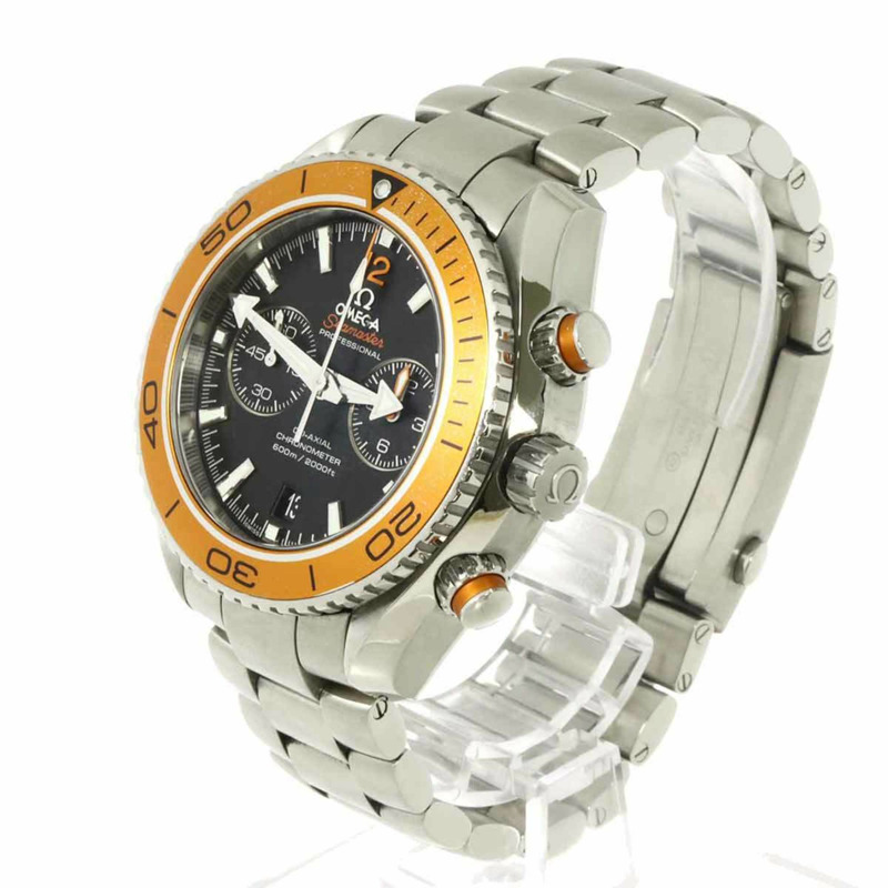 歐米茄海馬系列海洋宇宙同軸腕錶 232 30 46 51 01 002 男士腕錶，附日期顯示，黑色，自動機械-1