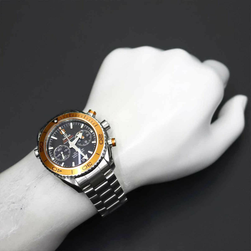 歐米茄海馬系列海洋宇宙同軸腕錶 232 30 46 51 01 002 男士腕錶，附日期顯示，黑色，自動機械-2