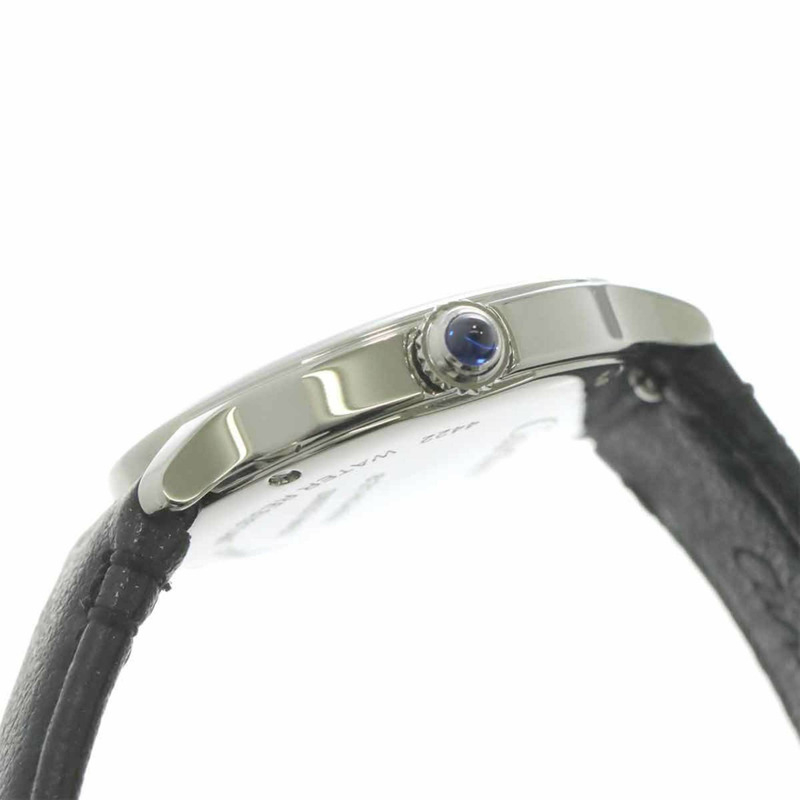 卡地亞 Ronde Must de 29mm WSRN0030 女士銀色石英腕錶-5