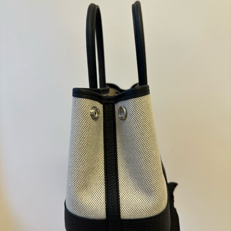 Hermes Garden party mini花園包，熊貓帆布配色K刻，全新全套，2026年1月票，專櫃購入-7