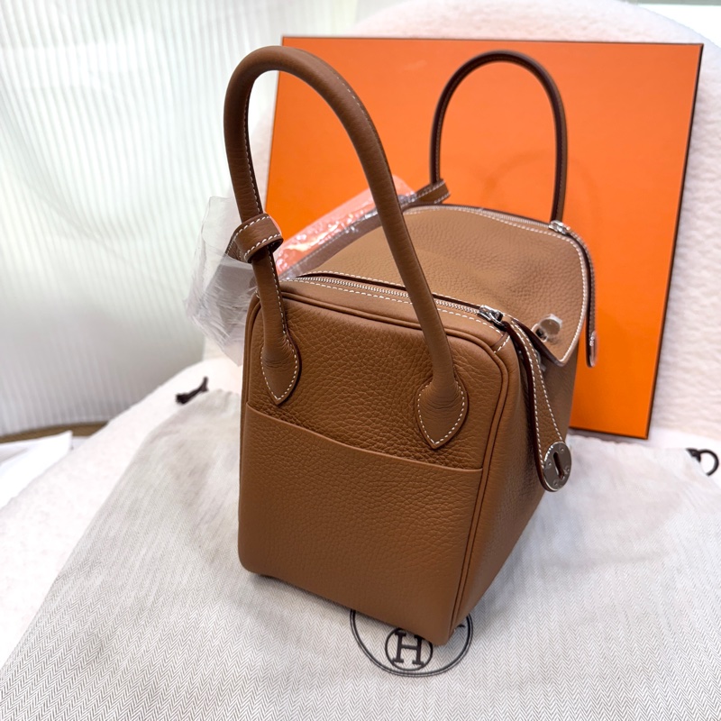全新愛馬仕經典lindy26 Hermes金棕配銀T/C皮lindy26 H073428CK-9