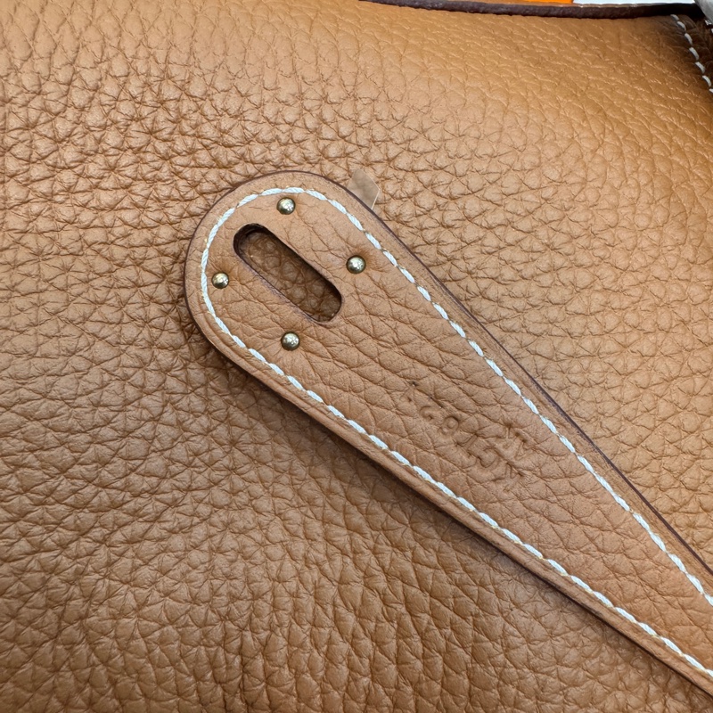 全新愛馬仕經典lindy26 Hermes金棕配銀T/C皮lindy26 H073428CK-18