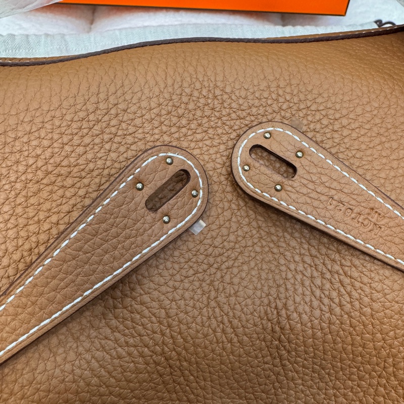 全新愛馬仕經典lindy26 Hermes金棕配銀T/C皮lindy26 H073428CK-19