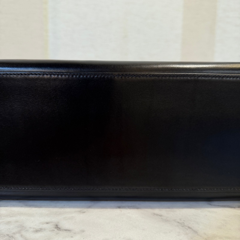 Hermes 黑Box皮銀釦Kelly 32-20