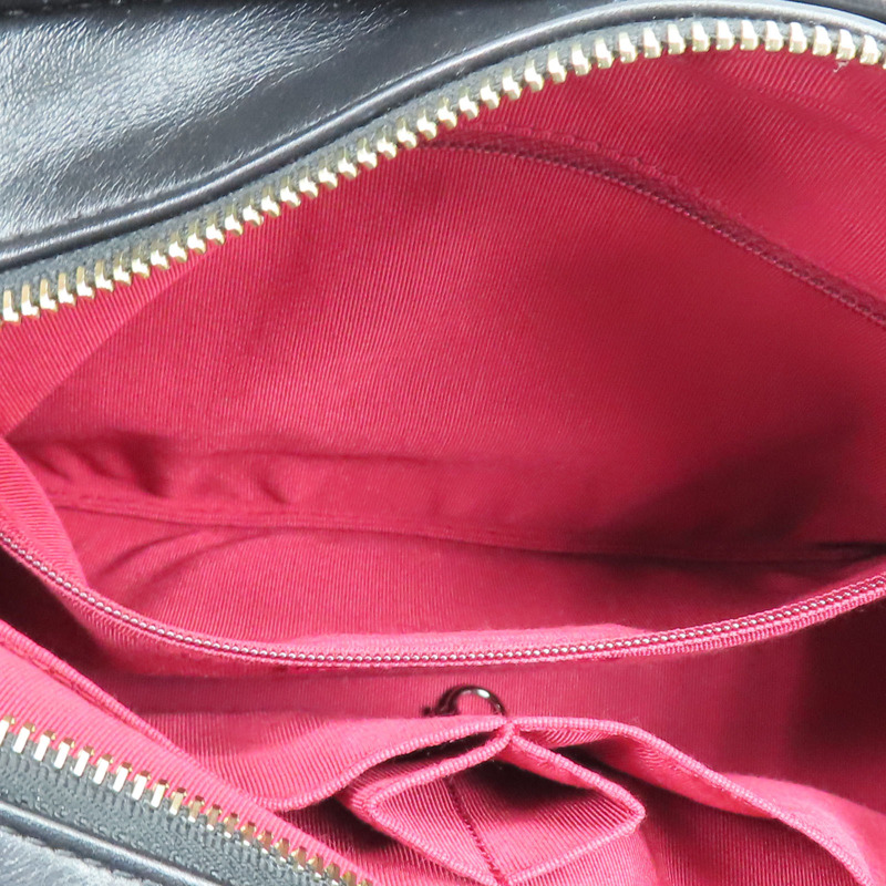 黑色 菱格紋 牛皮 Gabrielle Hobo 流浪包 鏈帶 肩背包【CHANEL 香奈兒】 A93824-5