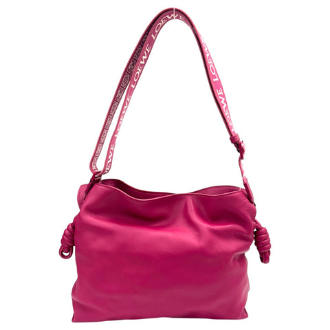 粉紅色 皮革 Flamenco Clutch 肩背包【LOEWE 羅威】 A411FC1X838603
