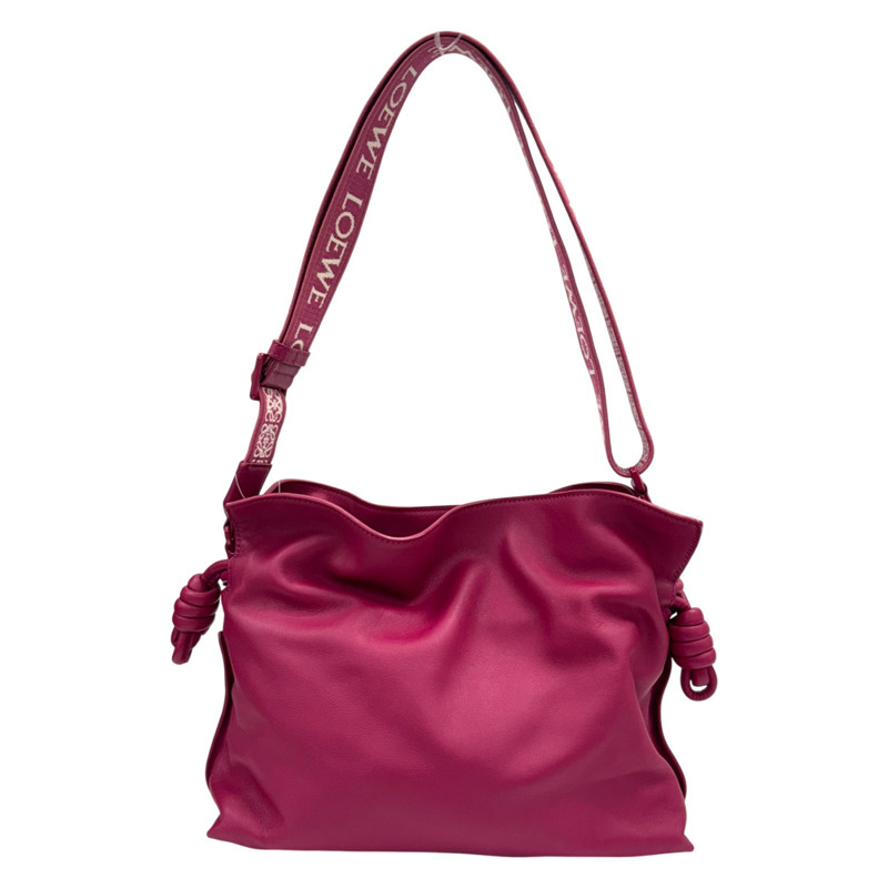 粉紅色 皮革 Flamenco Clutch 肩背包【LOEWE 羅威】 A411FC1X838603-2