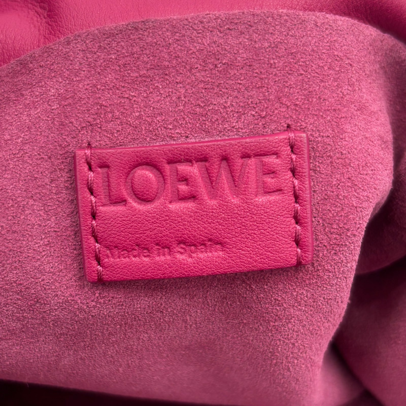 粉紅色 皮革 Flamenco Clutch 肩背包【LOEWE 羅威】 A411FC1X838603-4