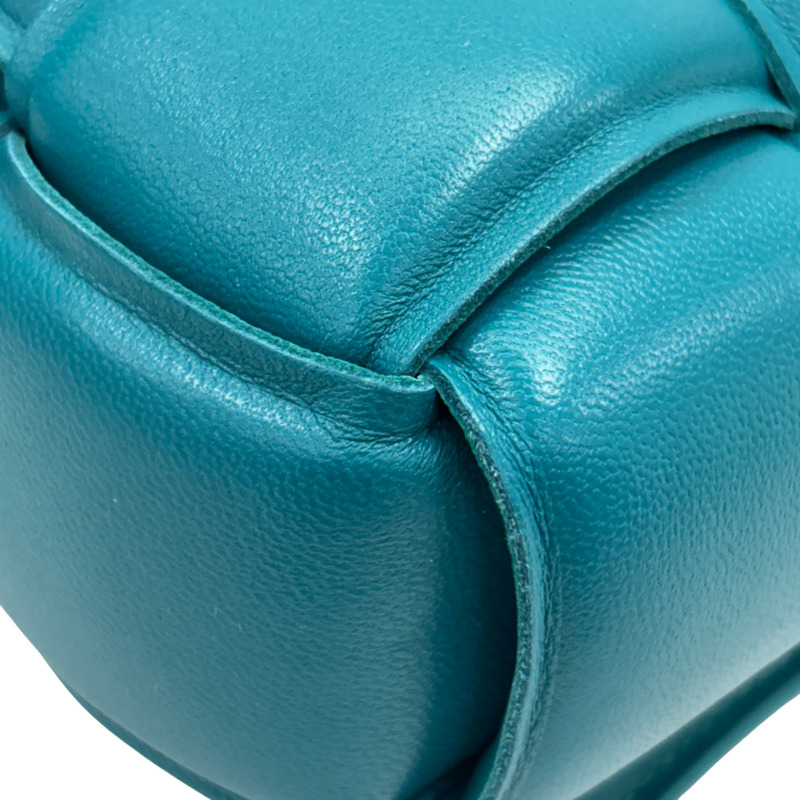 淡藍色 羊皮 Padded Cassette 肩背包【BOTTEGA VENETA BV 寶緹嘉】 717506-12