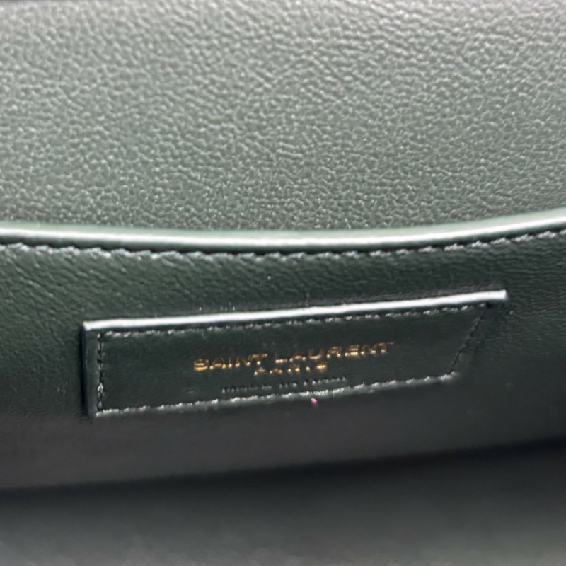 綠色 牛皮 Manhattan 肩背包【SAINT LAURENT 聖羅蘭】 579271-6