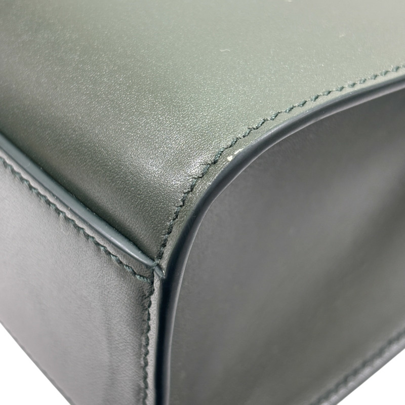 綠色 牛皮 Manhattan 肩背包【SAINT LAURENT 聖羅蘭】 579271-10