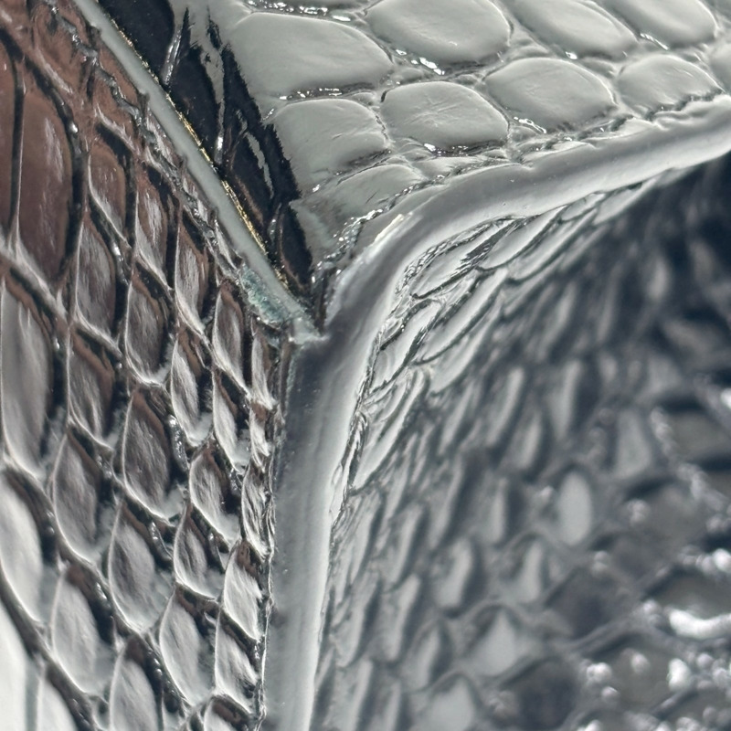 黑色 鱷魚皮 Hourglass XS 兩用包【BALENCIAGA 巴黎世家】 592833-11