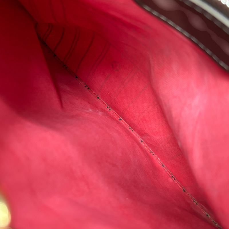 棕色 棋盤格帆布 Neverfull MM 手提包【LOUIS VUITTON LV 路易威登】 N51105-6