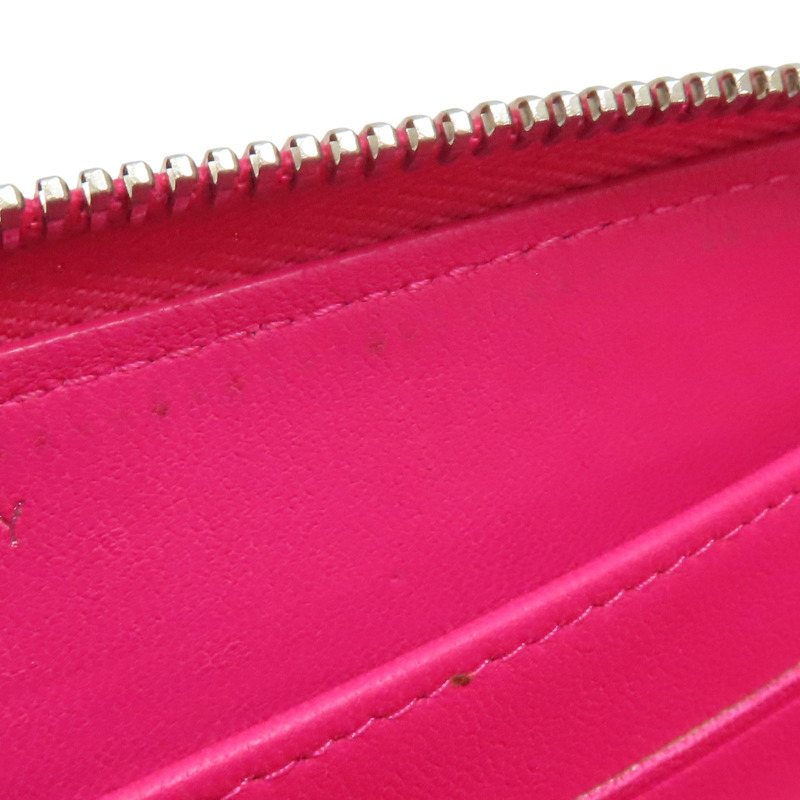 粉紅 菱格紋 羊皮 拉鍊長夾 (無卡)【CHANEL 香奈兒】-16