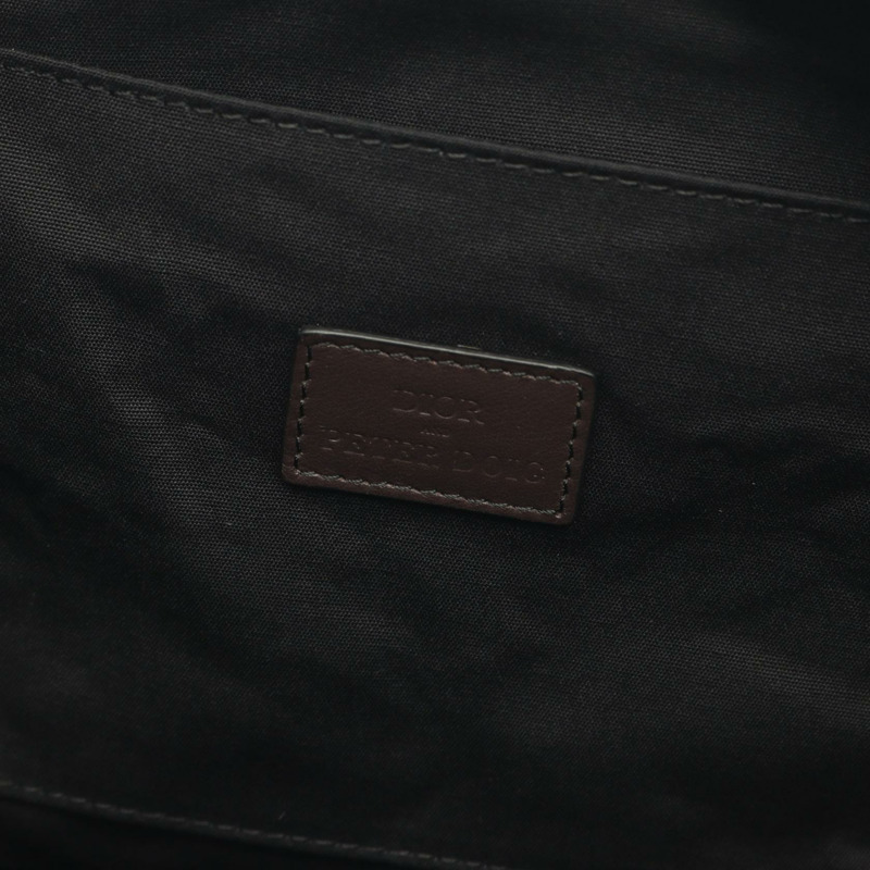 Christian Dior x Peter Doig 馬鞍肩斜背包帆布皮革 CD-3