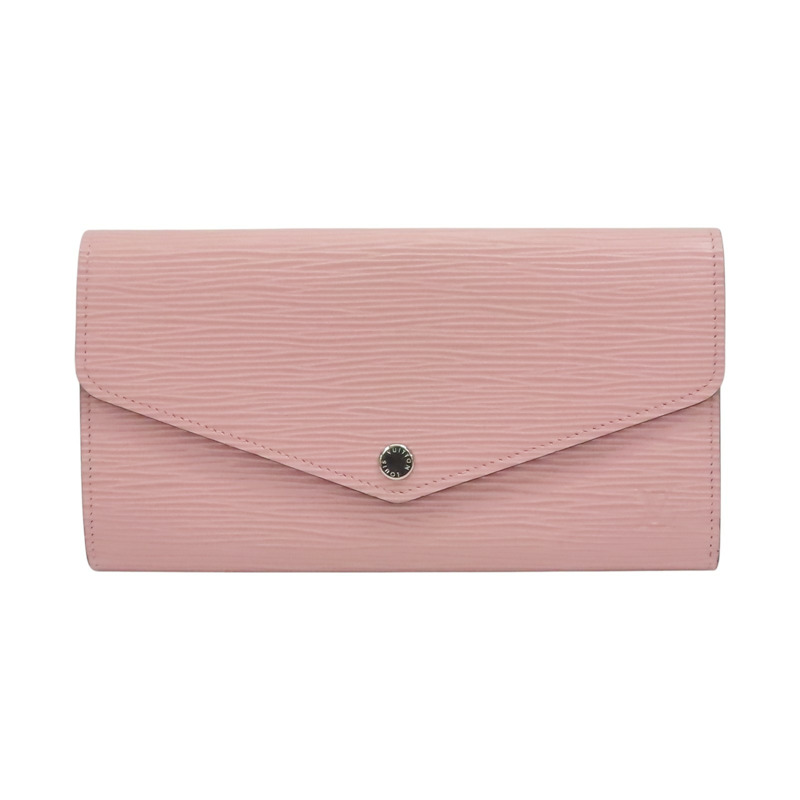粉色 EPI 牛皮 扣式長夾 M61216【LOUIS VUITTON LV 路易威登】 M61216-0