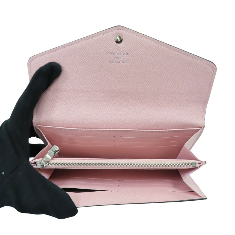 粉色 EPI 牛皮 扣式長夾 M61216【LOUIS VUITTON LV 路易威登】 M61216-5