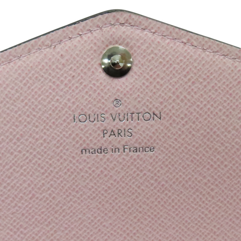 粉色 EPI 牛皮 扣式長夾 M61216【LOUIS VUITTON LV 路易威登】 M61216-9