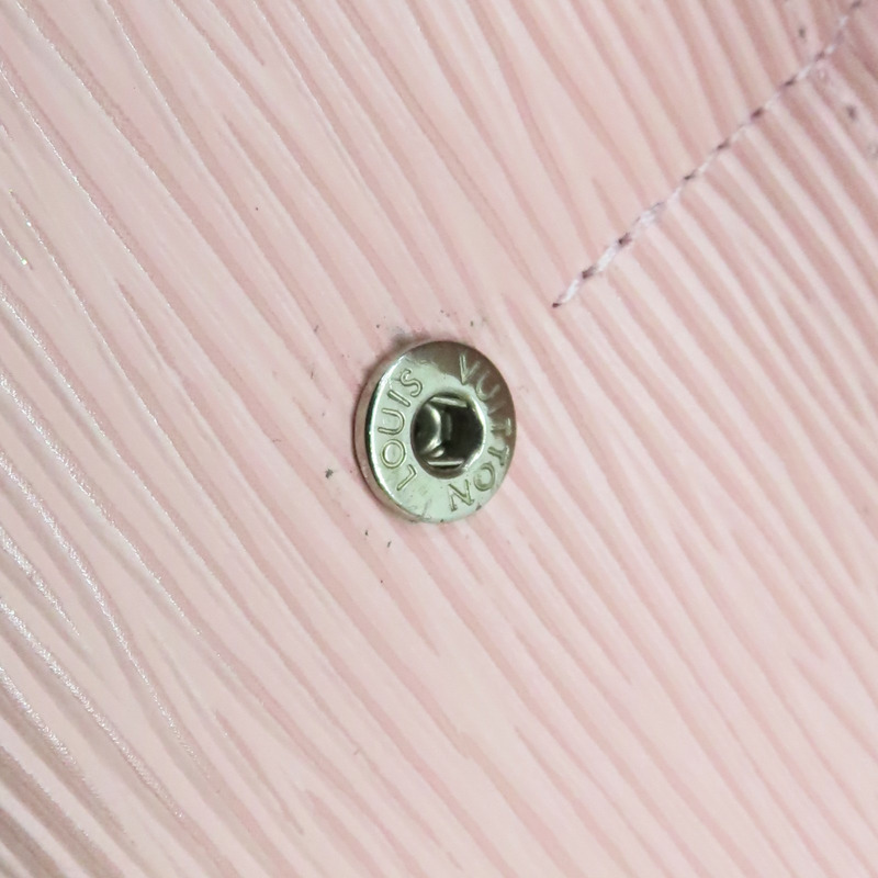 粉色 EPI 牛皮 扣式長夾 M61216【LOUIS VUITTON LV 路易威登】 M61216-12