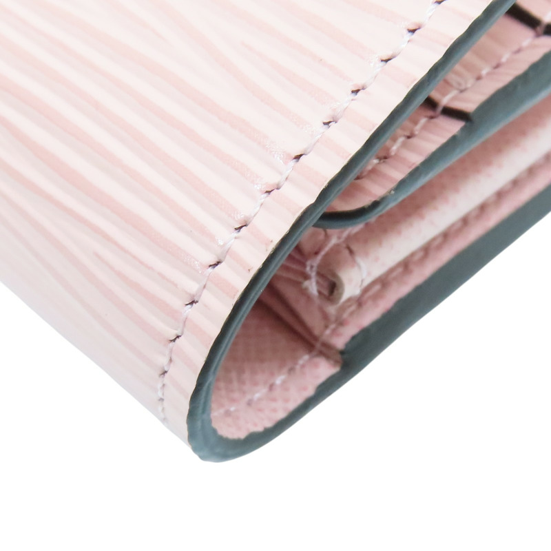 粉色 EPI 牛皮 扣式長夾 M61216【LOUIS VUITTON LV 路易威登】 M61216-14